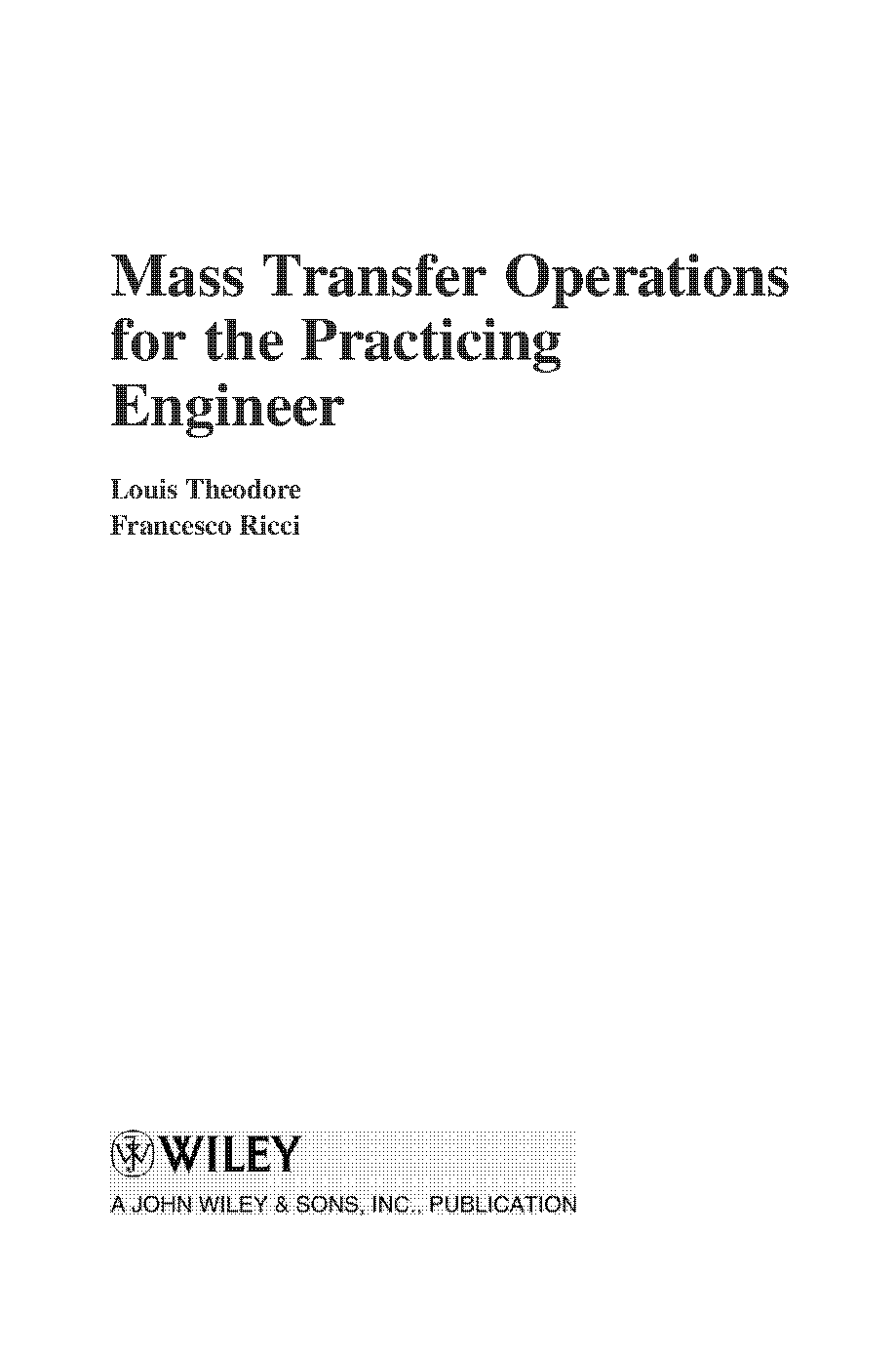 handbook of chemical and environmental engineering calculations louis theodore